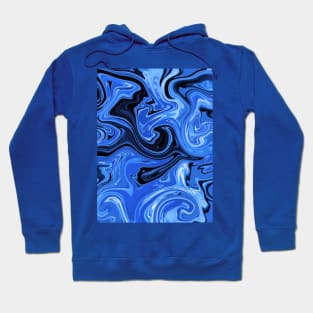 Blue swirl Hoodie
